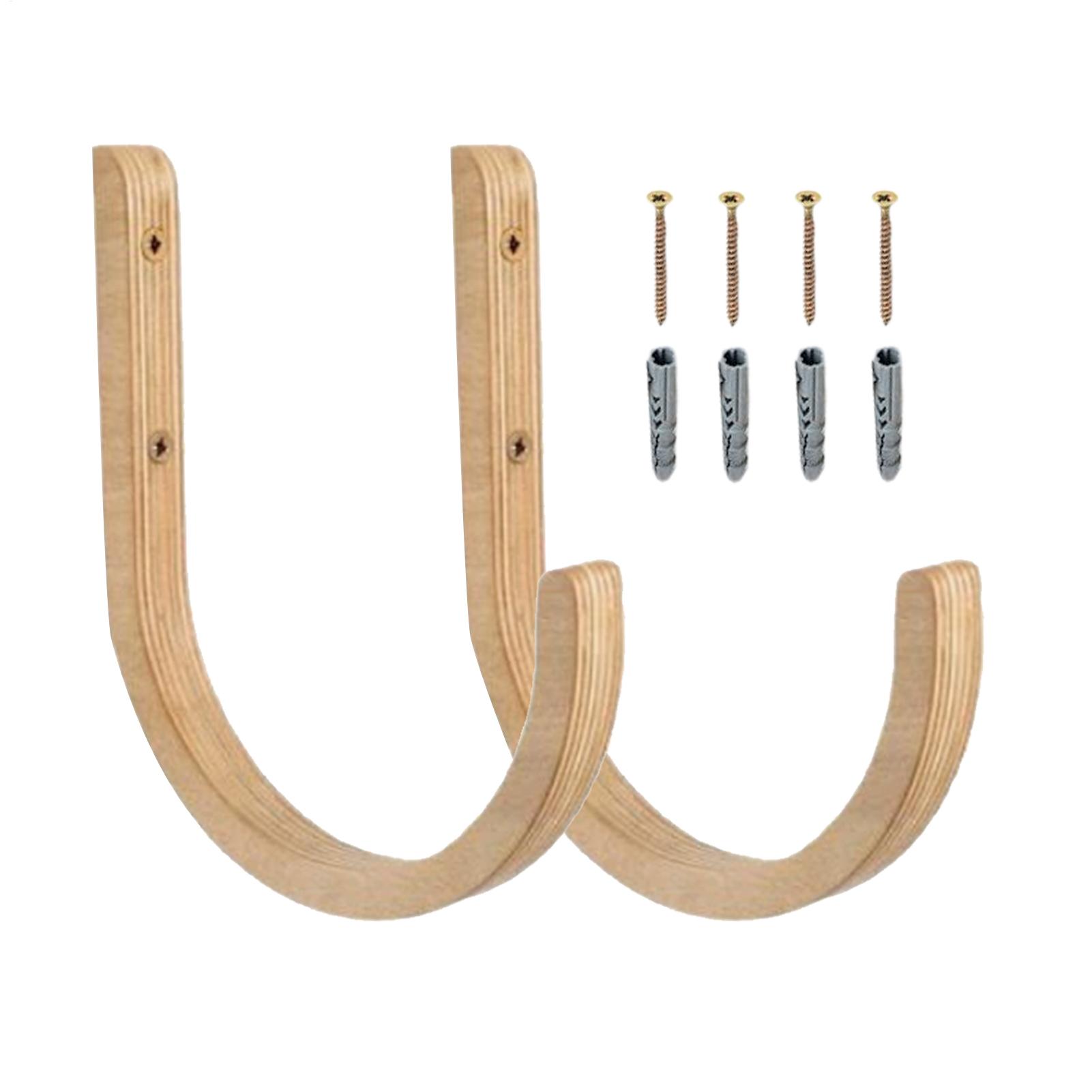 Home Gym Folding Rack - Yoga Matı Tutucu 2 Parça Ahşap