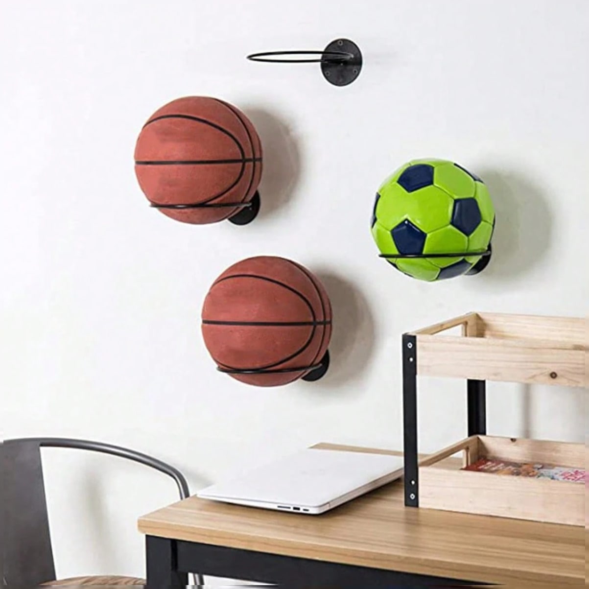 Home Gym Folding Rack - Yerden Tasarruf Sağlayan Duvara Monte Basketbol