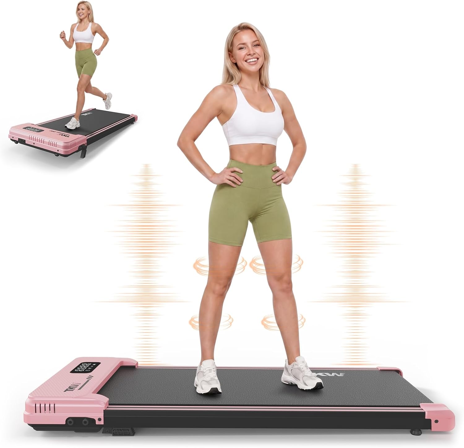 Home Gym For Small Spaces - Masa Altı için Eğimli Koşu Bandı,