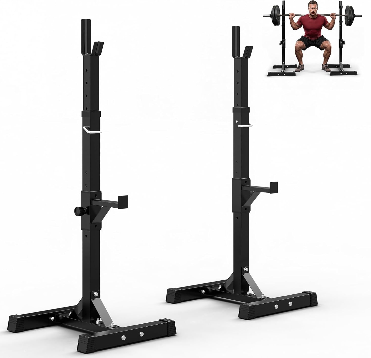 Home Gym Training - Evde Kullanıma Uygun, Ayarlanabilir Squat Sehpası