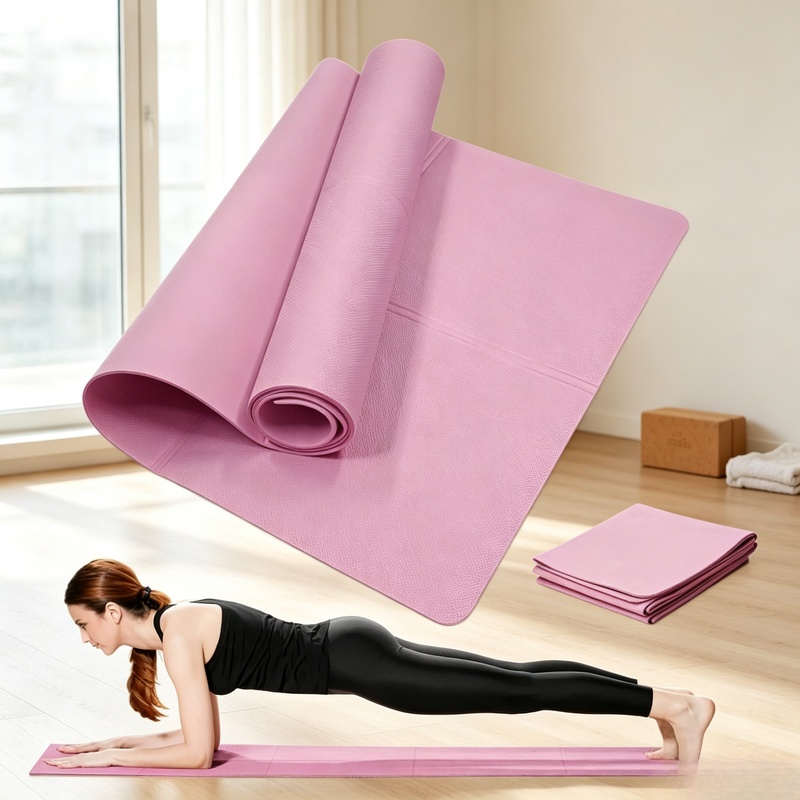 Home Gym Yoga Mat - 4 mm Kalınlığında Kaymaz Yoga Egzersiz