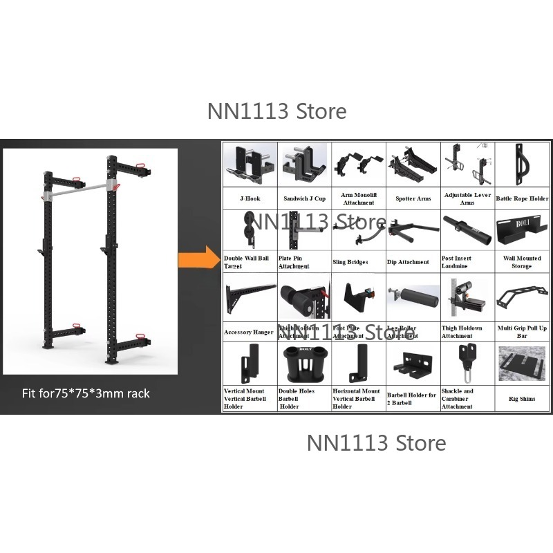 W6301 Spor Ekipmanı 41.5'' Kat - Home Gym Folding Rack incelemesi ve fiyatı