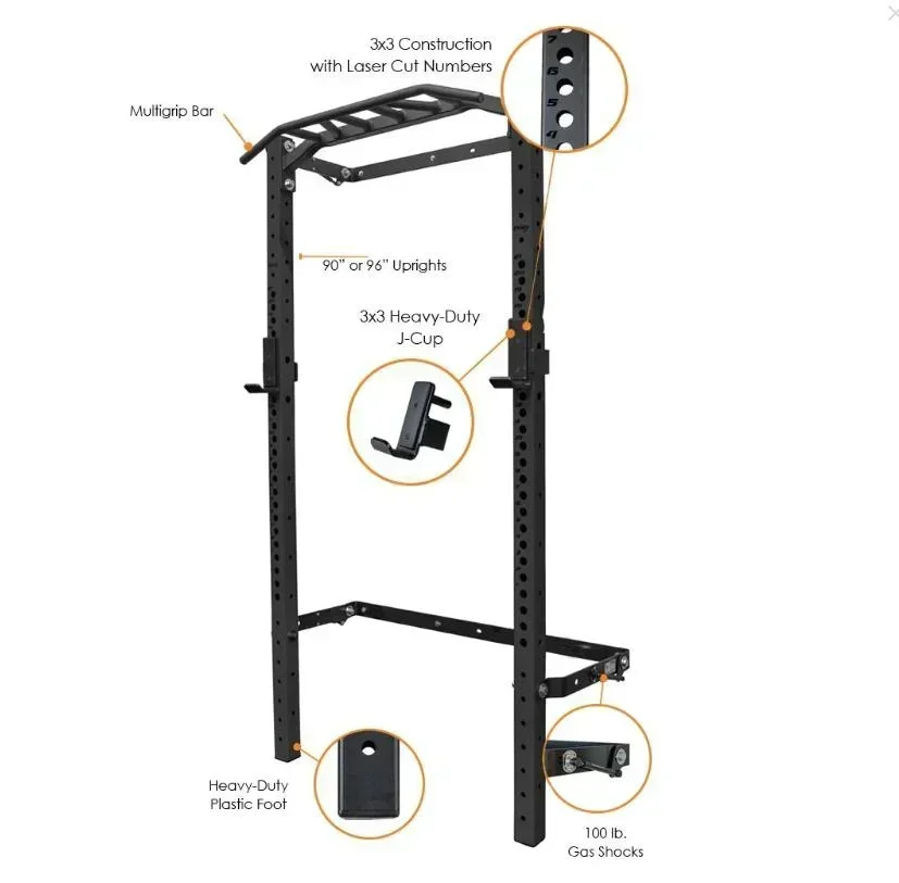 Spor Salonu ve Evde Kullanım İ - Home Gym Folding Rack incelemesi ve fiyatı