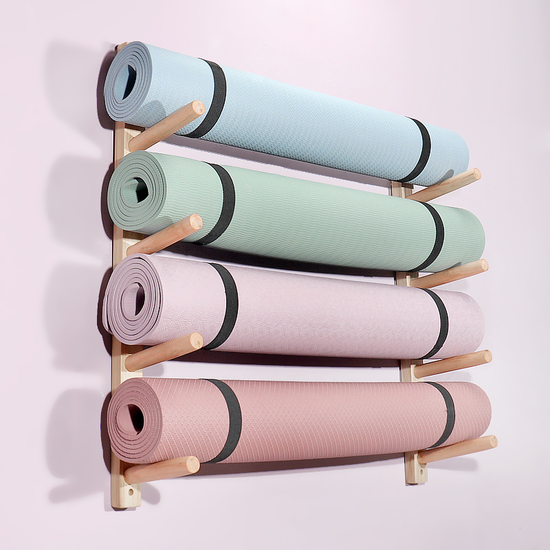 Ahşap Yoga Matı Tutucu Duvar A - Home Gym Folding Rack incelemesi ve fiyatı