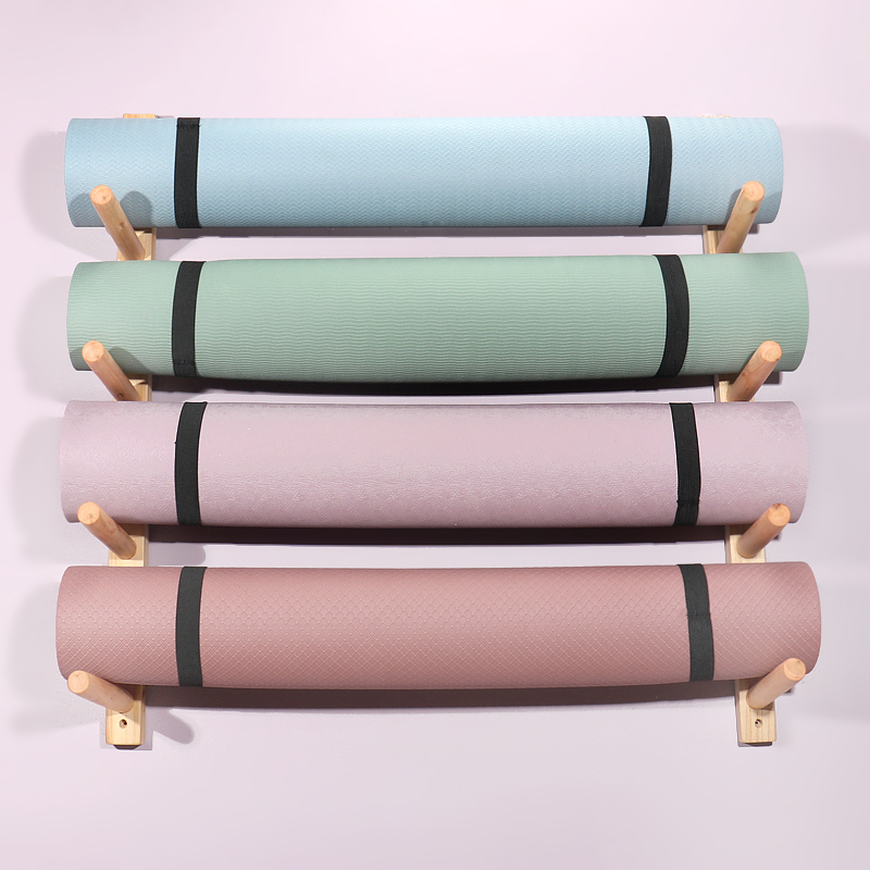 Ahşap Yoga Matı Tutucu Duvar A - Home Gym Folding Rack incelemesi ve fiyatı