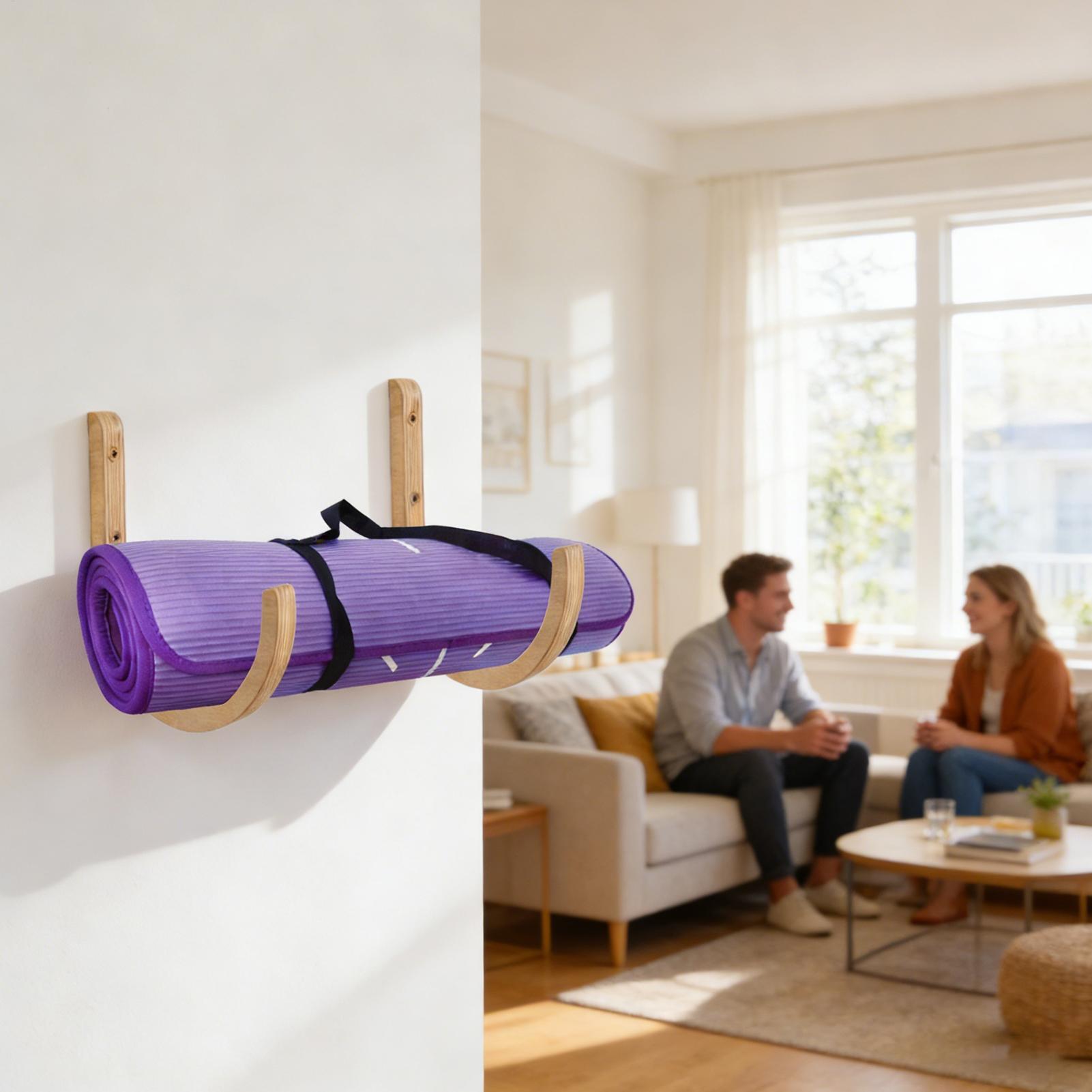 Yoga Matı Tutucu 2 Parça Ahşap - Home Gym Folding Rack incelemesi ve fiyatı