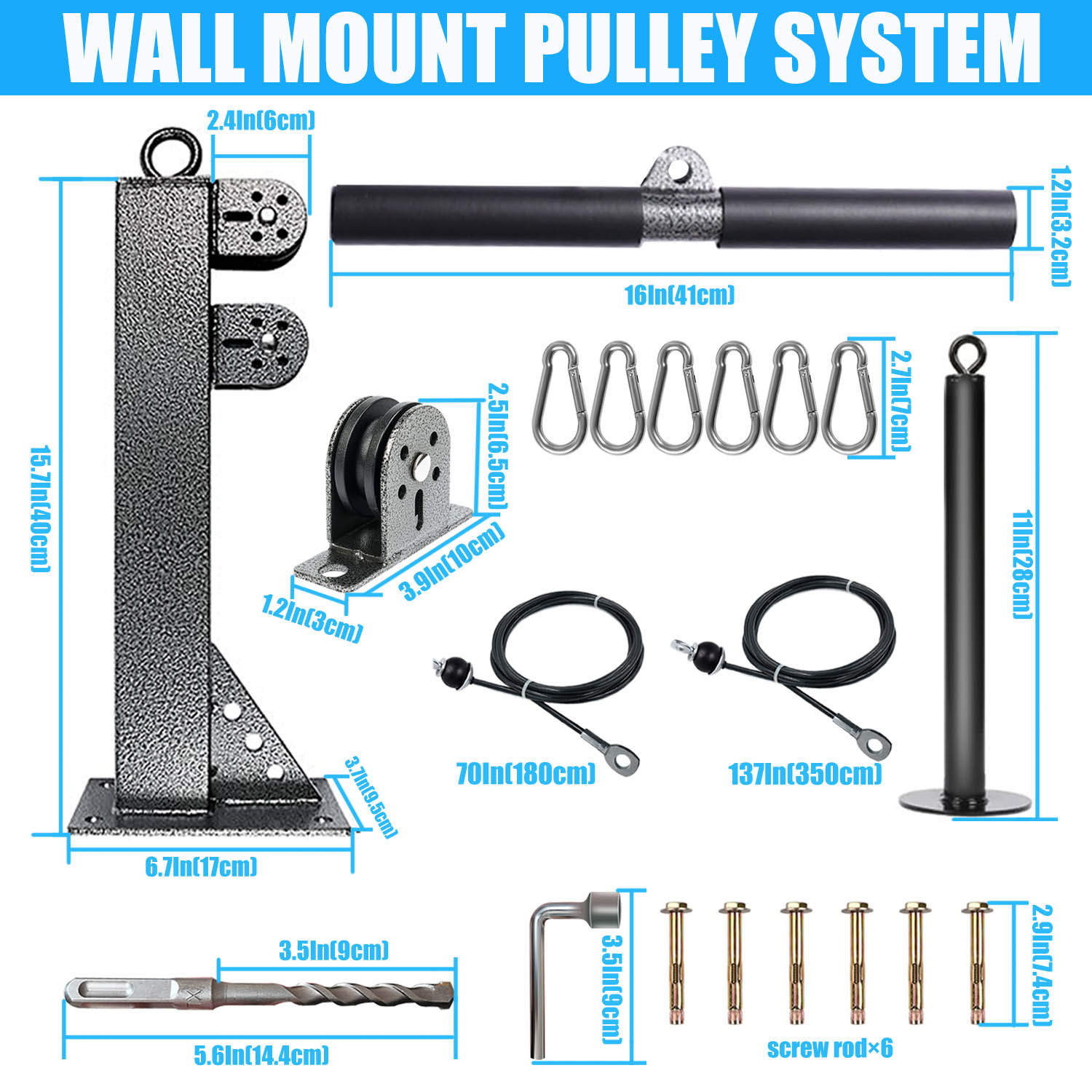 Fitness Duvara Monte Kasnak Si - Home Gym Pulley System incelemesi ve fiyatı