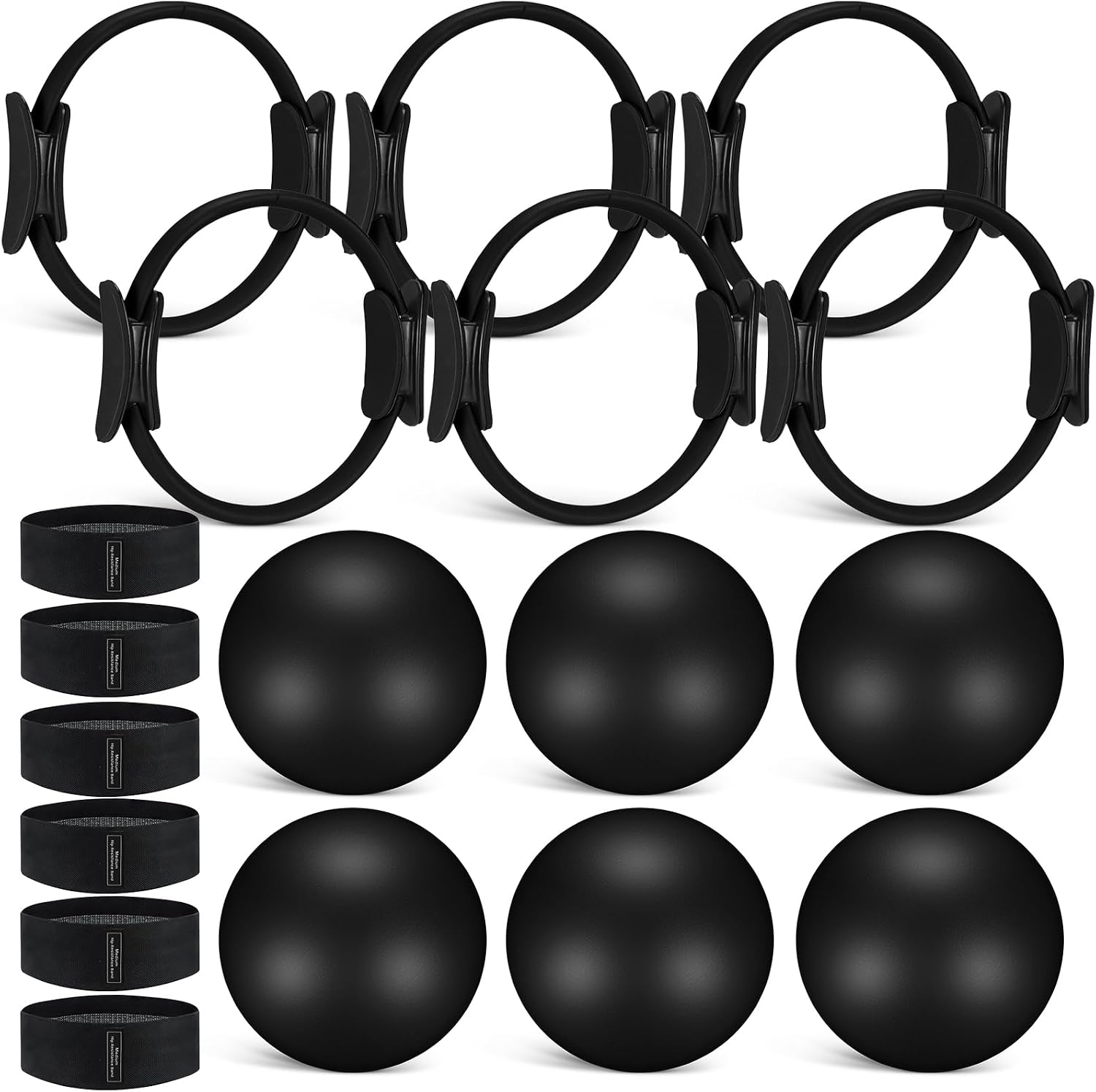 18 Parça Pilates Halkası ve To - Resistance Loop Mini Band incelemesi ve fiyatı