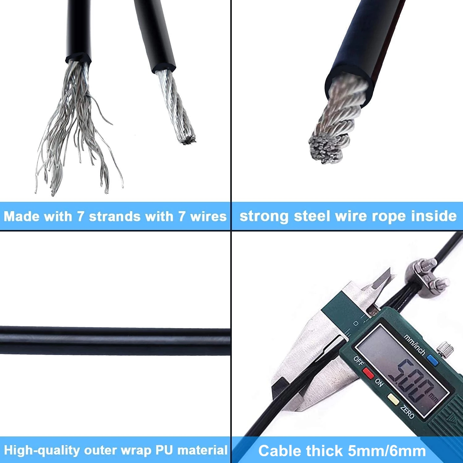100 metre 4/5/6mm kalın ev ağı - Home Gym Pulley System incelemesi ve fiyatı