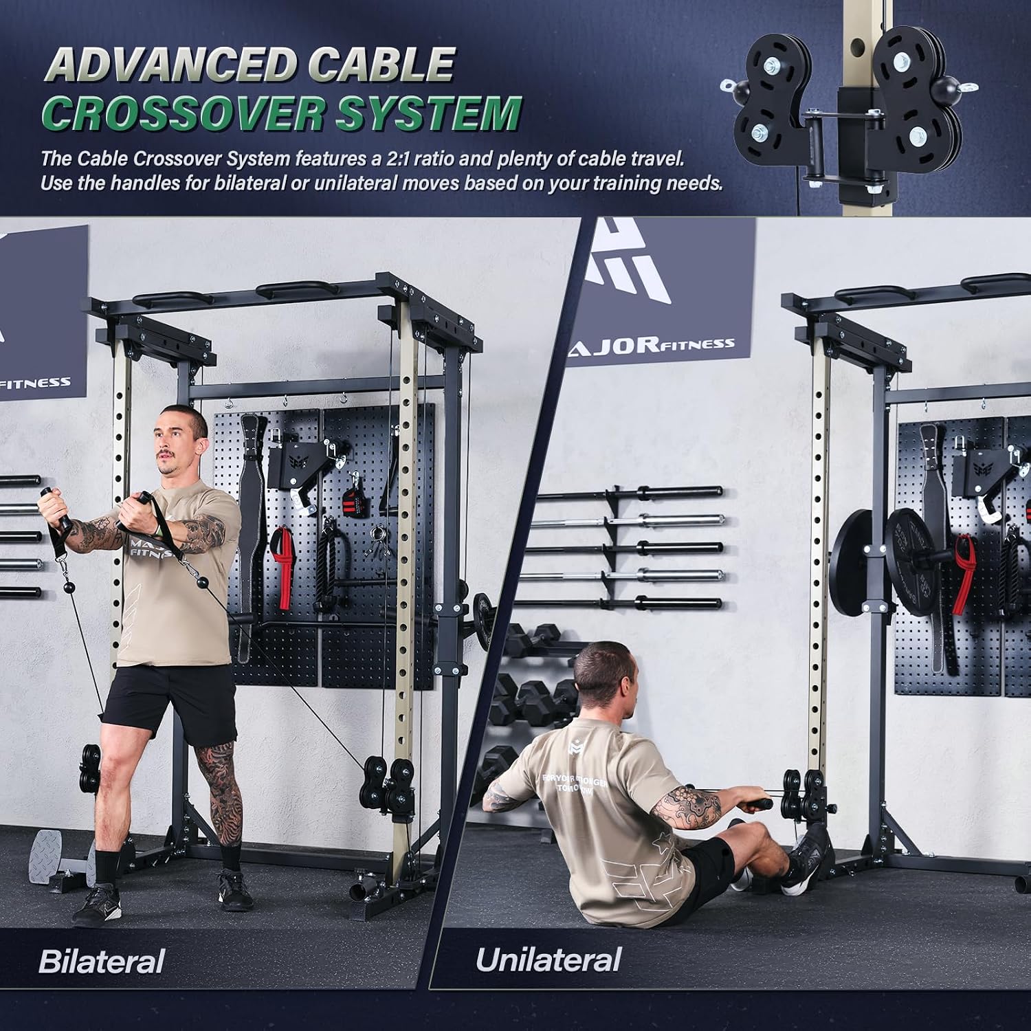 Drone3 Power Rack, 2500lbs Çok - Home Gym Pulley System incelemesi ve fiyatı